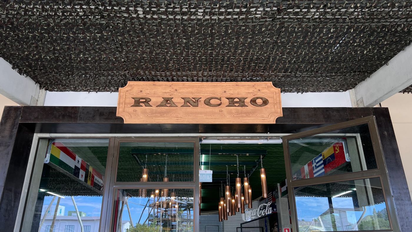 Entrada do Rancho, restaurante temático do Bravura Park